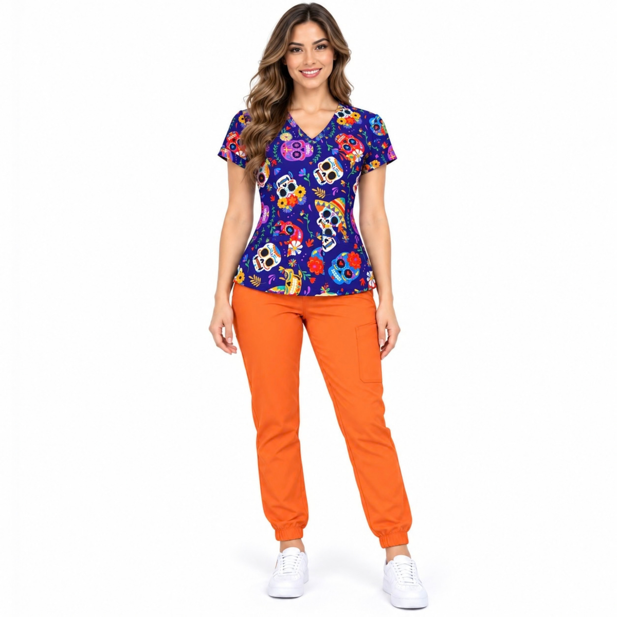 SCRUB DÍA DE MUERTOS- Morado