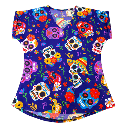 SCRUB DÍA DE MUERTOS- Morado